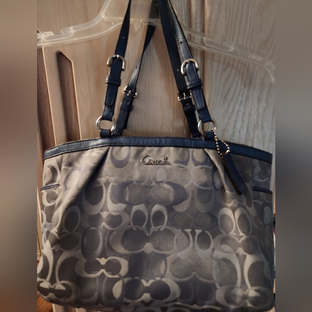 Coach Blue Shoulder Bag- MAKE AN OFFER.